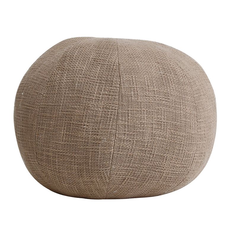 Foto van Ptmd sanah brown boucle cushion ball l