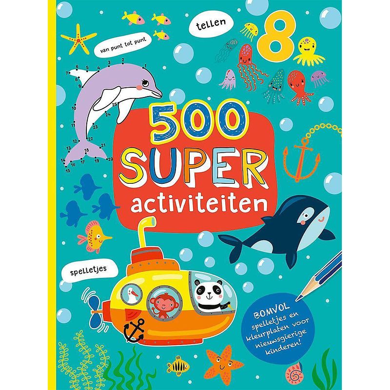 Foto van Rebo productions kinderboek 500 super activiteiten