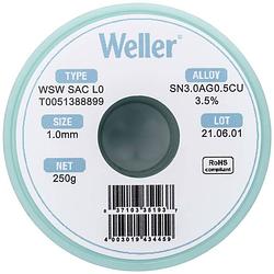 Foto van Weller wsw sac l0 soldeertin, loodvrij spoel sn3,0ag0,5cu 250 g 1 mm