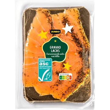 Foto van Jumbo gravad lachs gemarineerde zalm met dille 100g