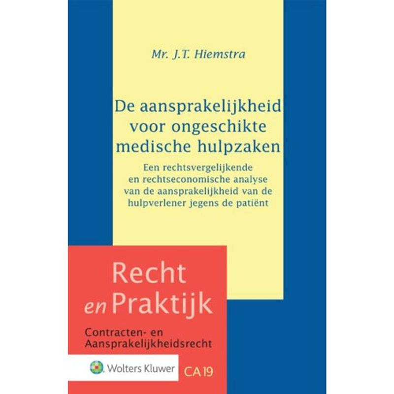 Foto van De aansprakelijkheid voor ongeschikte medische