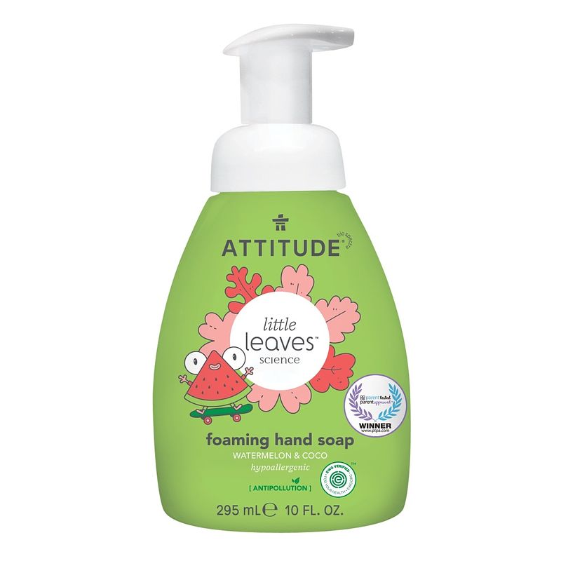 Foto van Attitude little leaves foaming handsoap - watermelon & coco