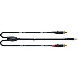 Foto van Cordial cfy3wcc intro 3.5mm trs jack - 2x rca 3 meter