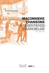 Foto van Maçonnieke chansons - david vergauwen - paperback (9789057186783)