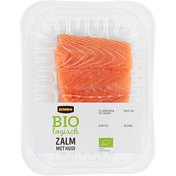 Foto van Jumbo zalm met huid biologisch ca. 175g