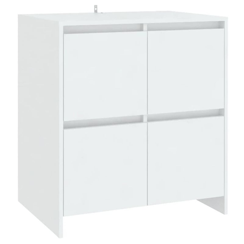 Foto van Vidaxl dressoir 70x41x75 cm spaanplaat wit