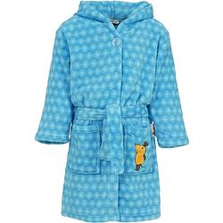 Foto van Playshoes badjas muis junior fleece blauw maat 146/152