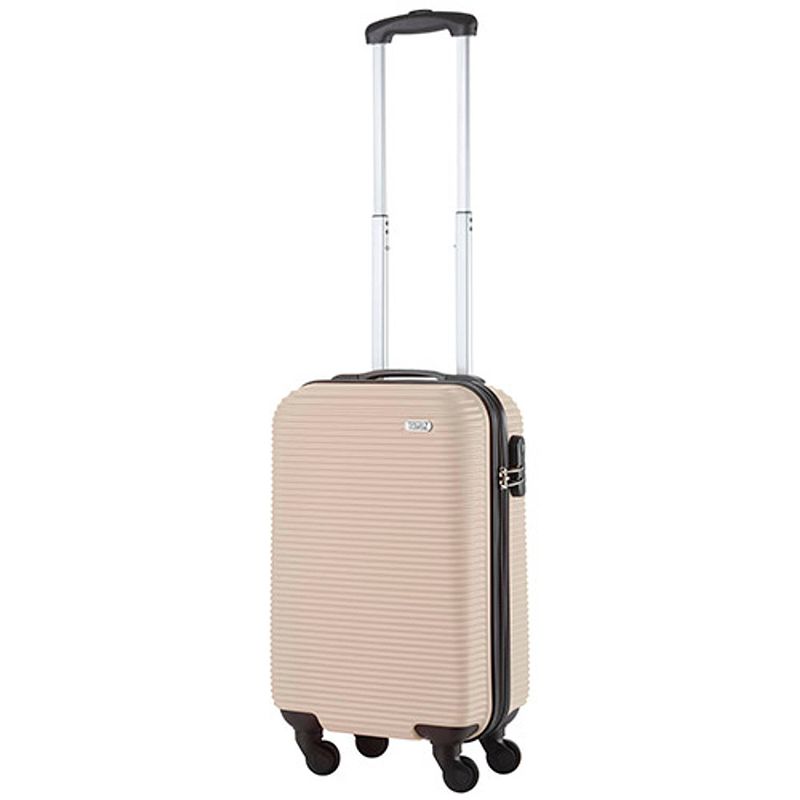 Foto van Travelz horizon handbagagekoffer - 54cm handbagage met cijferslot - champagne