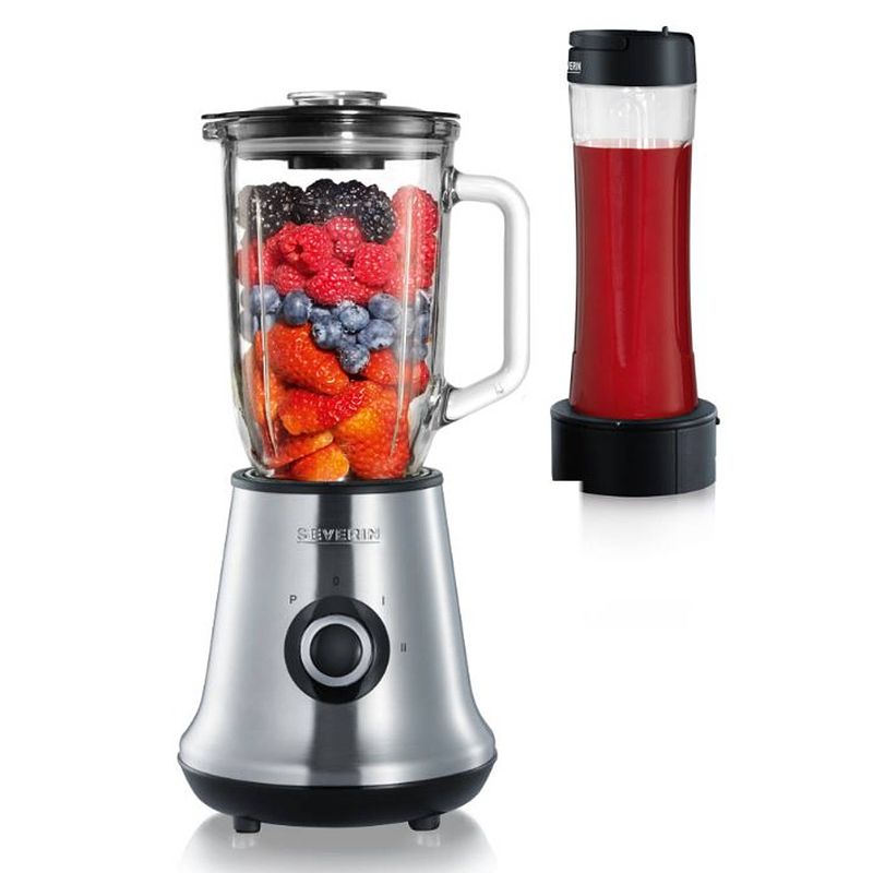 Foto van Severin smoothie mix & go - blender met smoothiebeker sm 3737