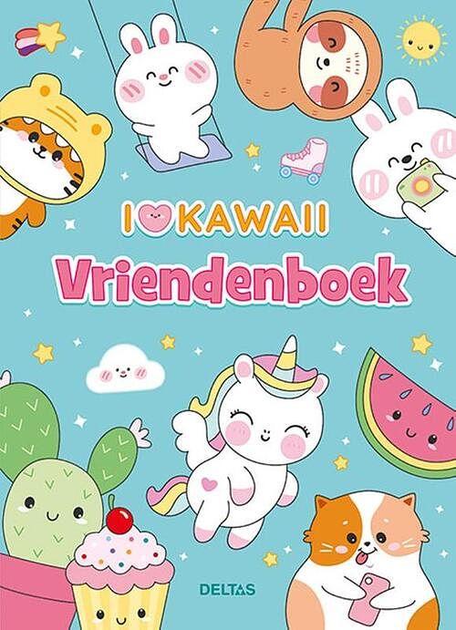 Foto van Ik hou van kawaii vriendenboek - znu - hardcover (9789044764239)