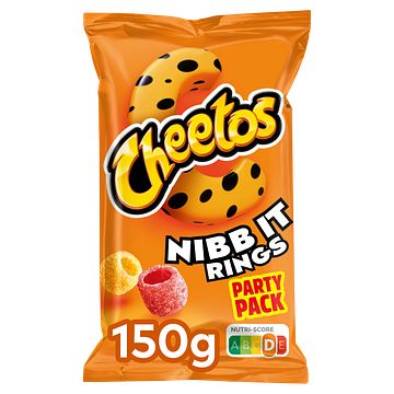 Foto van Cheetos nibbit rings naturel chips 150gr bij jumbo