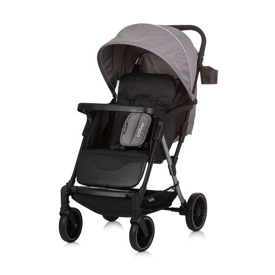 Foto van Chipolino amber opvouwbare buggy met voetenhoes granite grey