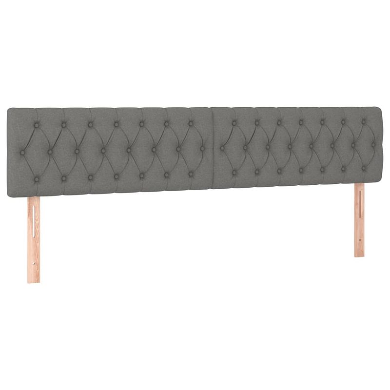 Foto van The living store hoofdbord - klassiek - bedaccessoires - 180 x 7 x 78/88 cm - duurzaam en comfortabel