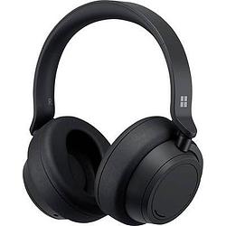 Foto van Microsoft surface headphones 2+ over ear koptelefoon bluetooth, kabel zwart volumeregeling, microfoon uitschakelbaar (mute)