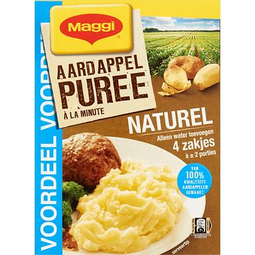 Foto van Maggi aardappelpuree a la minute naturel voordeel 4 x 89g bij jumbo