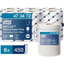 Foto van Tork 473472 reflex sterke papieren poetsdoekjes aantal: 2700 stuk(s)