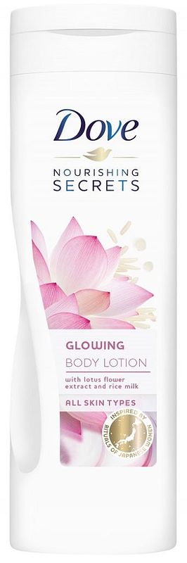 Foto van Dove nourishing secrets glowing body lotion