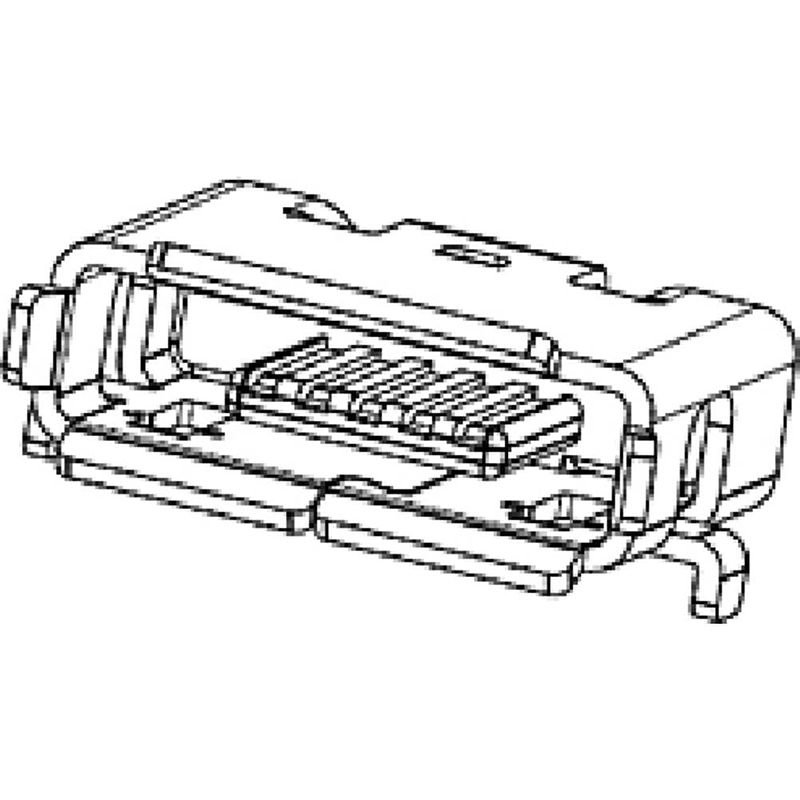 Foto van Micro usb bus 47590-1001 molex 1 stuk(s)