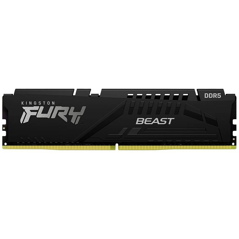 Foto van Kingston fury beast werkgeheugenmodule voor pc ddr5 16 gb 1 x 16 gb non-ecc 5600 mhz 288-pins dimm cl40 kf556c40bb-16