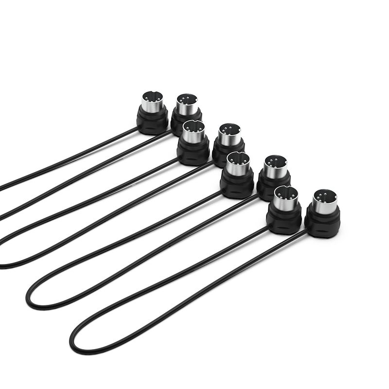 Foto van Cme 4-pack 5-pins din midi kabels 30 cm