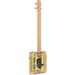 Foto van Lace cigar box guitar grizzly 4-string 4-snarige elektrische gitaar