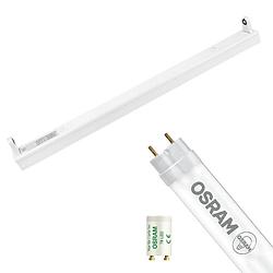 Foto van Led tl armatuur met t8 buis - osram substitube value em 830 - aigi dybolo - 60cm enkel - 7.6w - warm wit 3000k