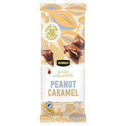 Foto van Jumbo gevulde melkchocolade peanut caramel 190g