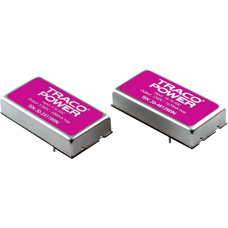 Foto van Tracopower ten 30-4812win dc/dc-converter, print 48 v/dc 12 v/dc 2.5 a 30 w aantal uitgangen: 1 x