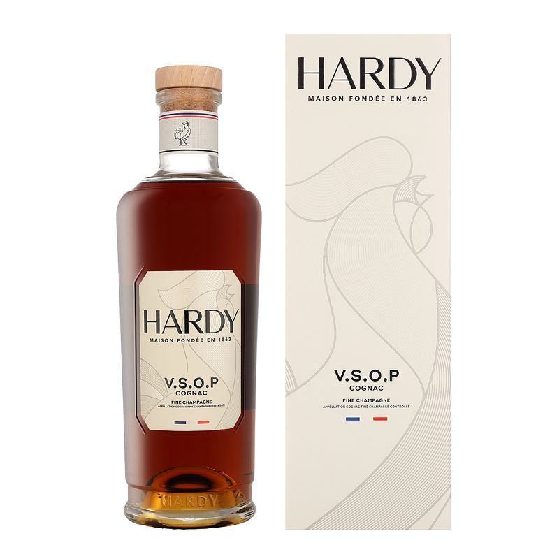 Foto van Hardy vsop 70cl cognac + giftbox