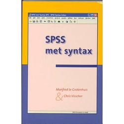 Foto van Spss met syntax