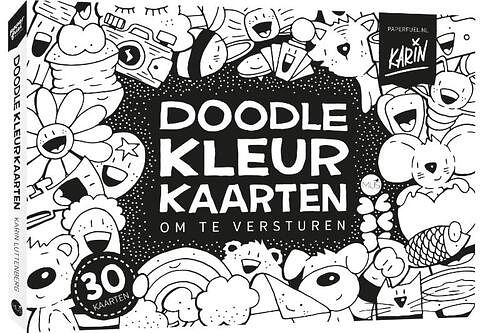 Foto van Paperfuel doodlekleurkaarten om te versturen - karin luttenberg - paperback (9789045328751)