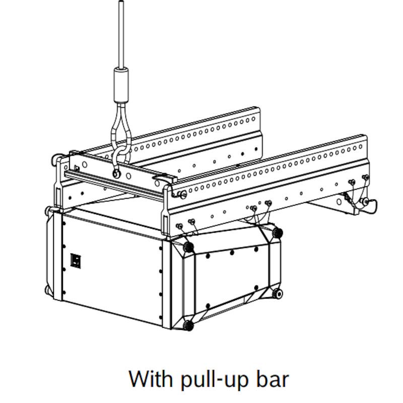 Foto van Electro-voice x12pu-bgk pull-up kit