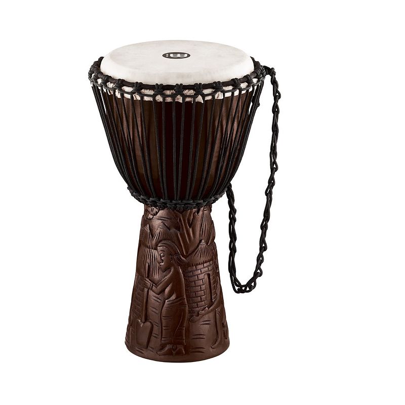 Foto van Meinl proadj2-m djembe african medium