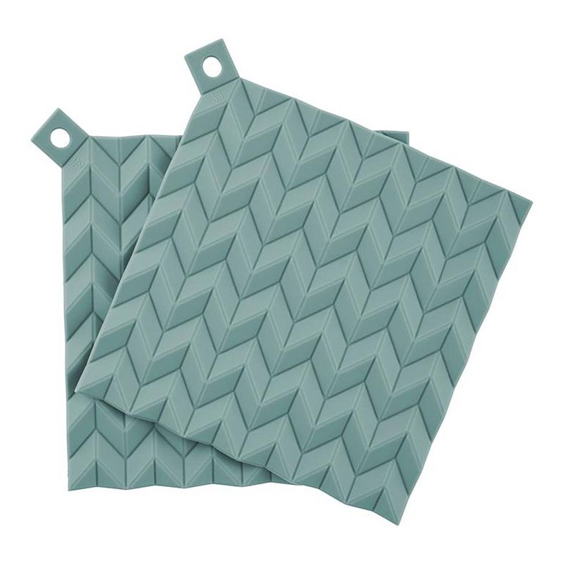 Foto van Rigtig - hold-on pot holders, 2 pcs. - dusty green