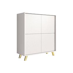 Foto van Meubella dressoir adriano - wit - 100 cm