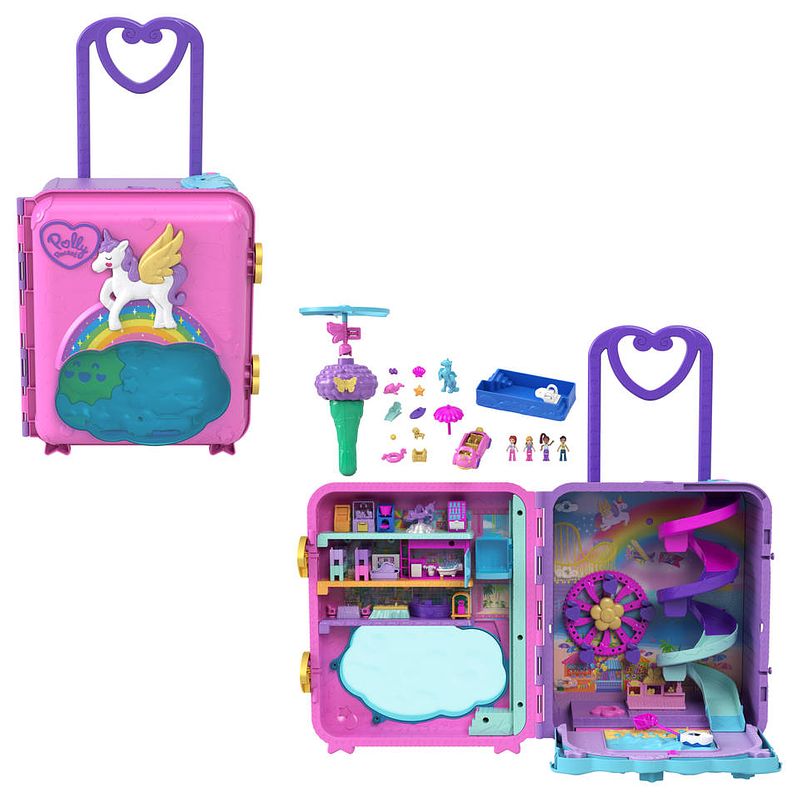 Foto van Polly pocket pollyville resort rolkoffer