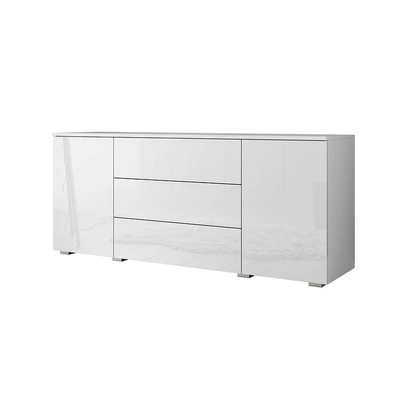 Foto van Meubella dressoir pure - 150 cm - wit