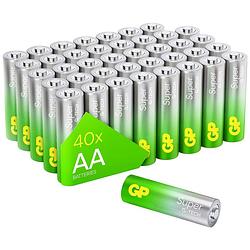 Foto van Gp batteries gppca15as649 aa batterij (penlite) alkaline 1.5 v 40 stuk(s)