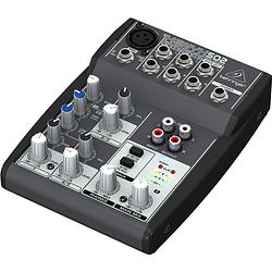 Foto van Behringer xenyx 502 analoog mengpaneel