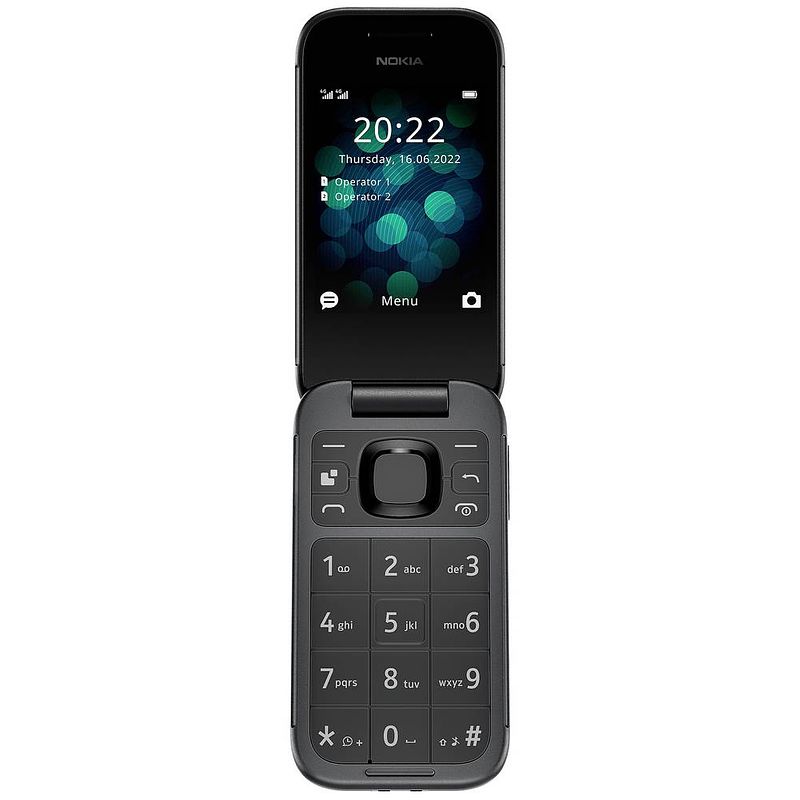 Foto van Nokia 2660 flip clamshell telefoon zwart