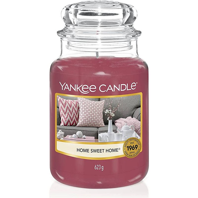 Foto van Yankee candle - home sweet home geurkaars - large jar - tot 150 branduren