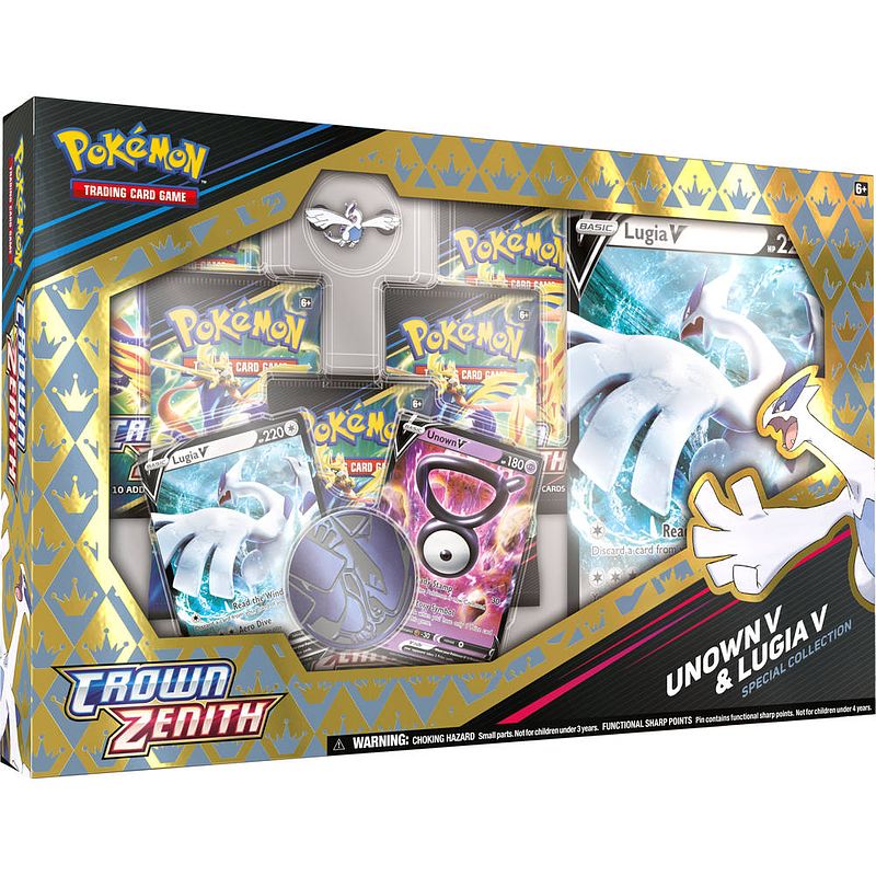 Foto van Pokémon tcg unown v & lugia v special collection