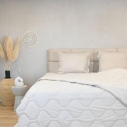 Foto van Happybed taupe 200x200 - wasbaar dekbed zonder overtrek - bedrukt dekbed zonder hoes