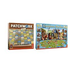 Foto van Spellenbundel - bordspel - 2 stuks - patchwork & carcassonne big box 3
