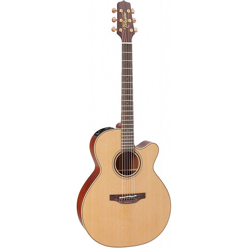 Foto van Takamine p3nc nex elektrisch-akoestische western gitaar naturel