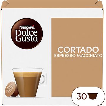 Foto van Nescafe dolce gusto cortado espresso macchiato capsules 30 koffiecups bij jumbo