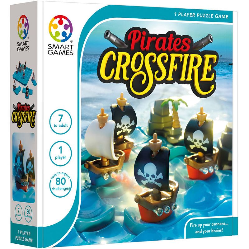 Foto van Smart games pirates crossfire (80 opdrachten)