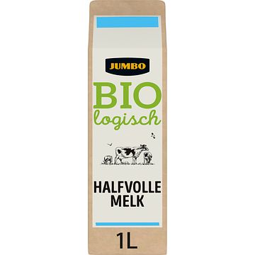 Foto van Jumbo biologisch verse halfvolle melk 1l