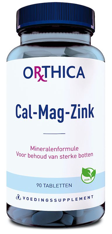 Foto van Orthica calcium magnesium zink tabletten