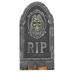 Foto van Halloween piepschuim halloween kerkhof grafsteen rip 65 cm - feestdecoratievoorwerp